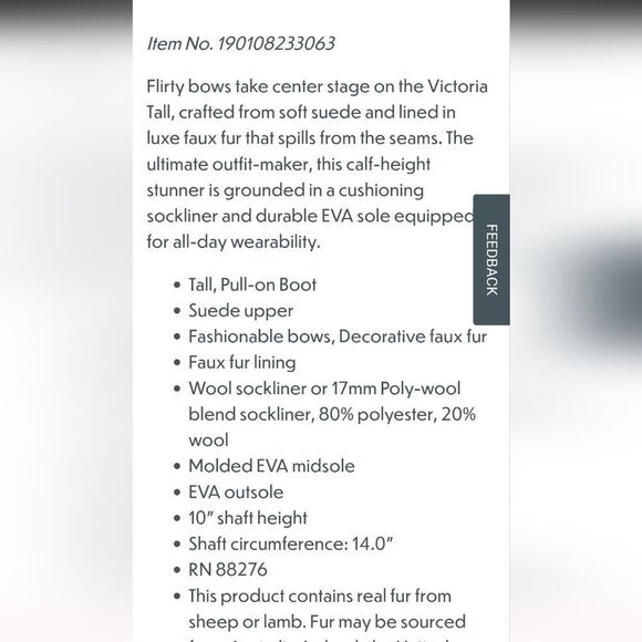 Koolaburra By Ugg Victoria Tall Boots- Black - Picture 7 of 12